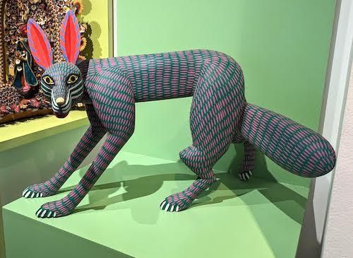 メキシコ オアハカ ウッドカービング カエル コヨーテ アルマンド・ヒメネス メキシコ オアハカ ウッドカービング カエル コヨーテ