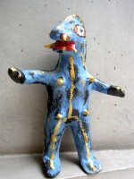 メキシコ パペルマチョ フダス  [トカゲ] 張り子人形
																													