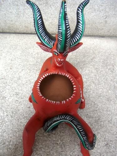 オクミチョ フォークアート 民芸品 陶器 - - メキシコ 民芸品 日用品