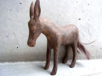 ミチョアカン 木彫り人形 [タラスコ ロバ] 民芸品 
																													