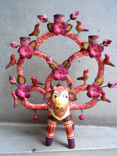生命の樹 フォークアート 民芸品 ツリーオブライフ - - メキシコ 民芸