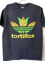 メキシコ Tシャツ トルティージャ [Tortillas ブラック] XL,L,M
																													