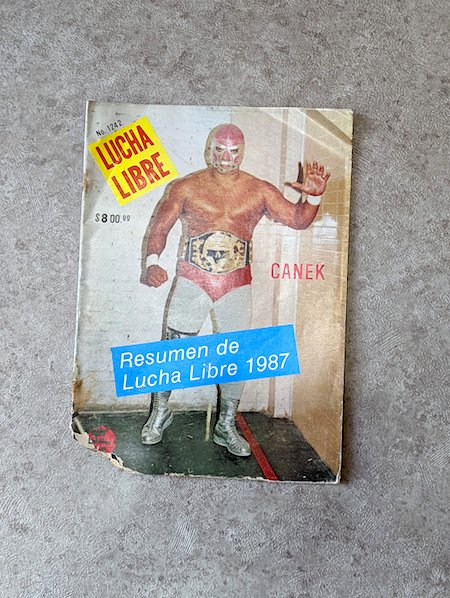 ルチャリブレ 雑誌 マガジン プロレス メキシコ雑貨とメキシコの民芸店