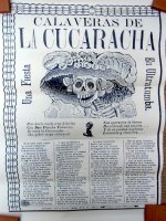 カラベラ ポサダ 版画 ポスター[カトリーナ] 死者の日
																													