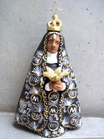 アギラールファミリー 陶人形  [聖母 ラ・ソレダー] オアハカ
																													