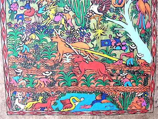 ⭐️良品⭐️メキシコ アマテ絵 2個セット