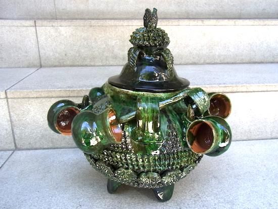 陶芸品 陶器 花瓶 メキシカンアンティーク