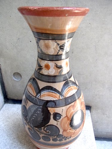 トナラ 陶芸品 ビンテージ 花瓶- メキシコ 民芸品 日用品 雑貨店