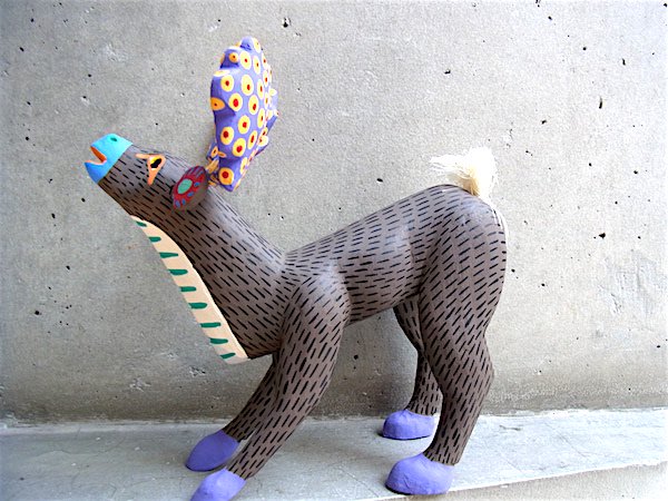 ウッドカービング オアハカ ヒメネス 木彫り- - メキシコ 民芸 雑貨 