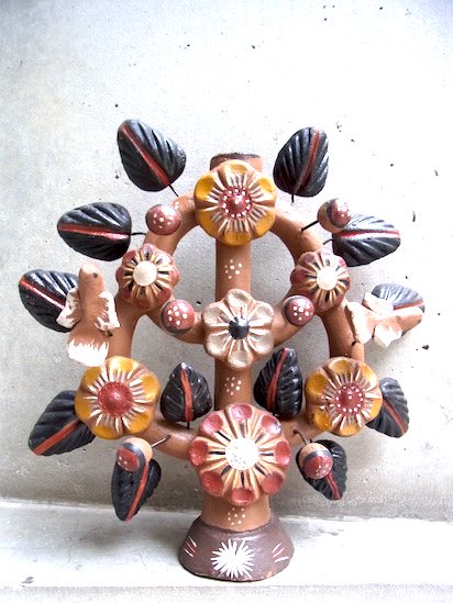 生命の樹 陶芸 ツリーオブライフ メテペック メキシコ 民芸品 日用品