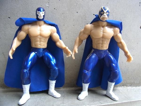 メキシコのプロレス　ルチャリブレ　フィギュア　2体セット メキシコ プロレス ルチャ・リブレ レスラー インテリア