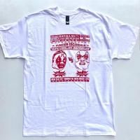 Lucha Urbana ルチャリブレ マスクマン Tシャツ [マスカラスvsアルコン ホワイト M~XL]