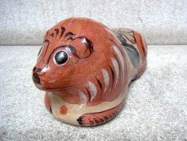トナラ 陶芸品   [ブルニード ライオン]  ビンテージ
																													