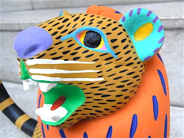 ウッドカービング オアハカ ヒメネス 木彫り人形- - メキシコ