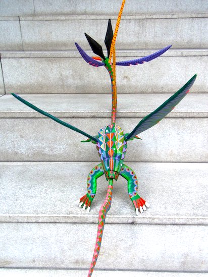 アレブリヘス 木彫り人形 オアハカ ドラゴン - メキシコ 民芸 雑貨 