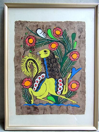 メキシコ,アート,色,伝統紙,アマテ, - メキシコ直輸入 輸入雑貨