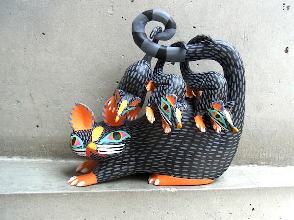 【正規品】 ヒメネス オアハカ ウッドカービング 木彫り人形- メキシコ - 彫刻・オブジェ