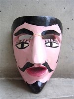 ウッドマスク 木製の仮面  [プエブラ カトリン] スーベニール
																													