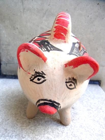 チアパス 玩具 陶芸 貯金箱 クラフト- メキシコ 民芸品 日用品