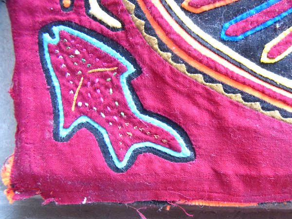 パナマ モラ 刺繍 テキスタイル 骨董 クラフト-メキシコ 民芸品 日用品