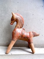 ゲレーロ  陶芸 テラコッタ人形 [ウマ 24cm] ビンテージ
																													