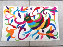 オトミ刺繍 ファブリック [アギーラ ]  ビンテージ
																													