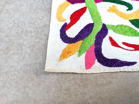 刺繍 オトミ テナンゴ 生地- メキシコ専門店 雑貨 民芸 [TOMBOLA