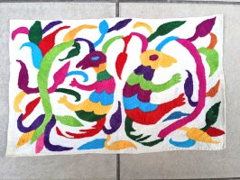 オトミ刺繍 ファブリック [ドス・コネホス ]  ビンテージ
																													