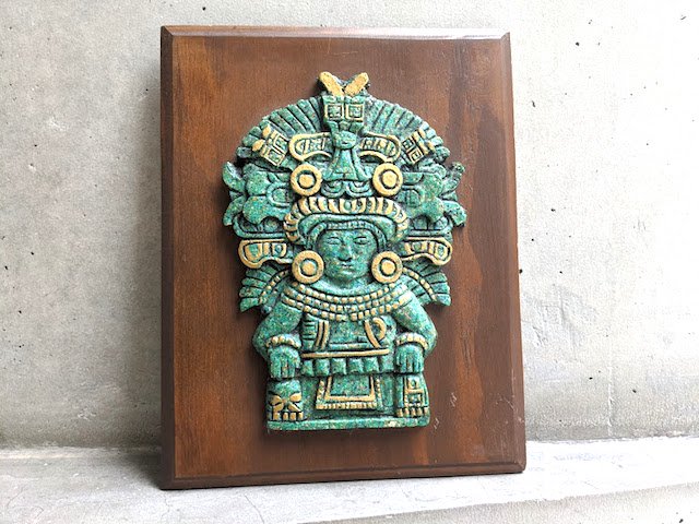 メキシコ製 アステカモチーフ 工芸品 - 工芸品