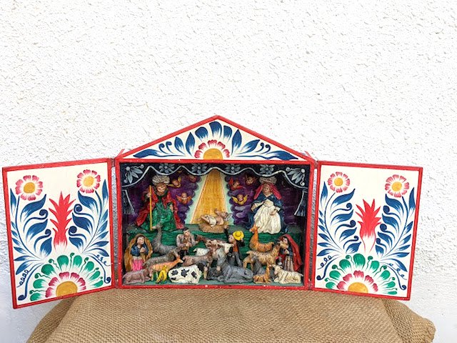 ペルー 祭壇 レタブロ ヒメネス-メキシコ 民芸品 日用品 雑貨店 
