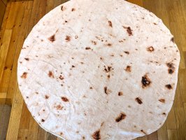 トルティーヤ ブランケット  [The Burrito Blanket  軽い焼き 170cm ]  アウトドア
																													