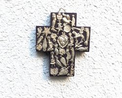 ミラグロ クロス 十字架 [リサ ブラック Mサイズ] 