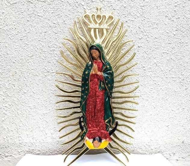 グアダルーペ マリア インテリア クラシック- メキシコ 民芸品