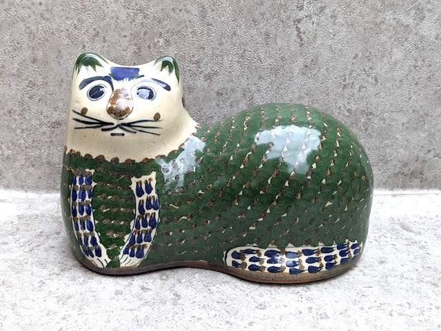 トナラ焼き　陶器　猫の置物　メキシコ Amazon.co.jp: 陶器製 猫の置物 メキシコ トナラ焼 : ホーム