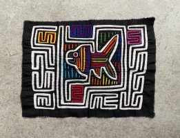 パナマ モラ刺繍 [魚] ビンテージ
																													
