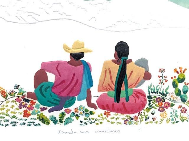 絵画ーアメリカーメキシコ？リトグラフ 絵画ーアメリカーメキシコ？リトグラフ