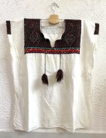 チアパス レディース 刺繍  ブラウス [ブラウン２]ウール糸刺繍
																													