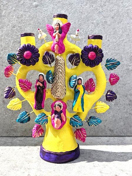 メテペック ツリーオブライフ 生命の木 復刻品 インテリア - メキシコ