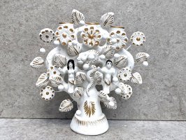 メテペック 陶芸品  ツリーオブライフ 生命の木 [ピュアホワイト 28cm]  リプロダクト
																													