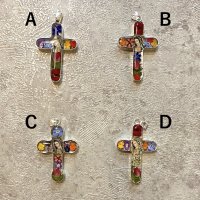 ネックレス チャーム [グアダルーペの聖母/十字架タイプ]  アクセサリー
																													