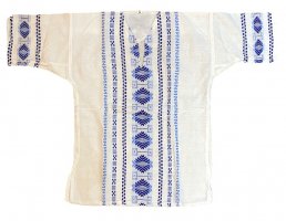 メキシカンシャツ 刺繍服 ビーチ [ホワイトA]ユニセックス
																													