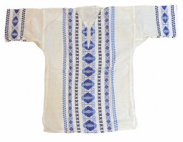 メキシカンシャツ  刺繍服 ビーチ [ホワイトB]ユニセックス
																													