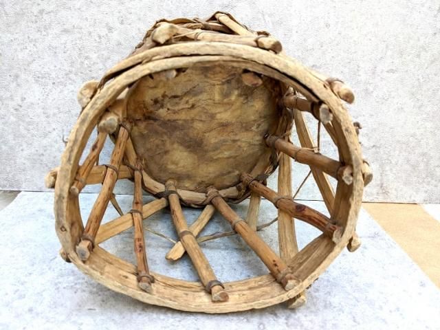 マヤ アステカ 太鼓 タンボール 道具 儀式- メキシコ雑貨と