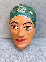 パペルマチェ 張子仮面 カルトネラ  [ターバンの女性] ビンテージ
																													