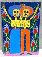 ロレンソ ファミリー メキシカンアート [アモールとエテルノ] 板絵画
																													