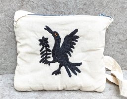 メキシコ オトミ 刺繍 ショルダーバッグ  [クエルボ] ハンドメイド
																													