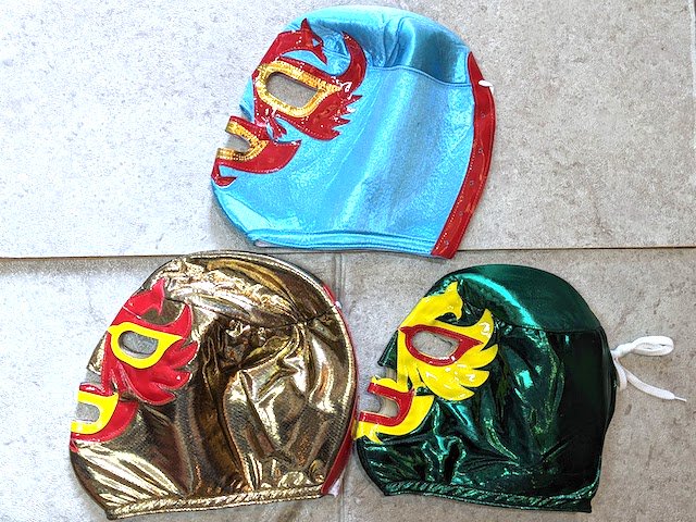 ルチャリブレ マスク プロレス 覆面 ドスカラス- メキシコ雑貨と 