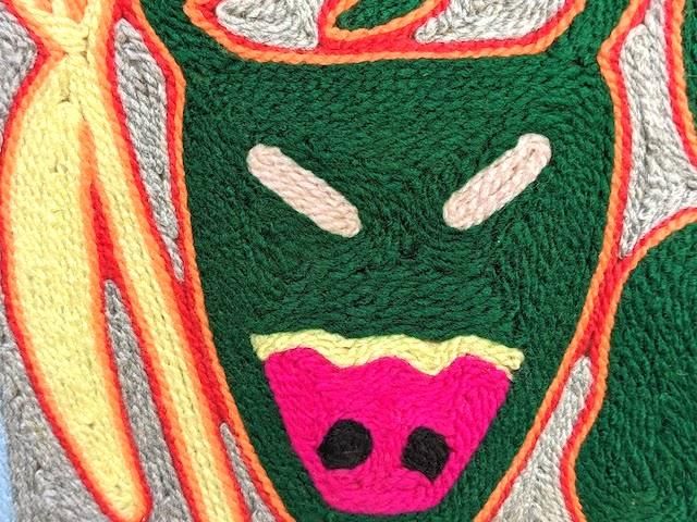 メキシコ ウィチョール族アート チャキーラ メキシコ ウィチョール族アート チャキーラ