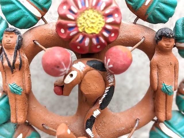 メテペック ツリーオブライフ 生命の木 陶芸品 - メキシコ雑貨と