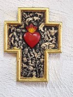 ミラグロ クロス 十字架 [アンチョ ゴールド その２] 22cm
																													